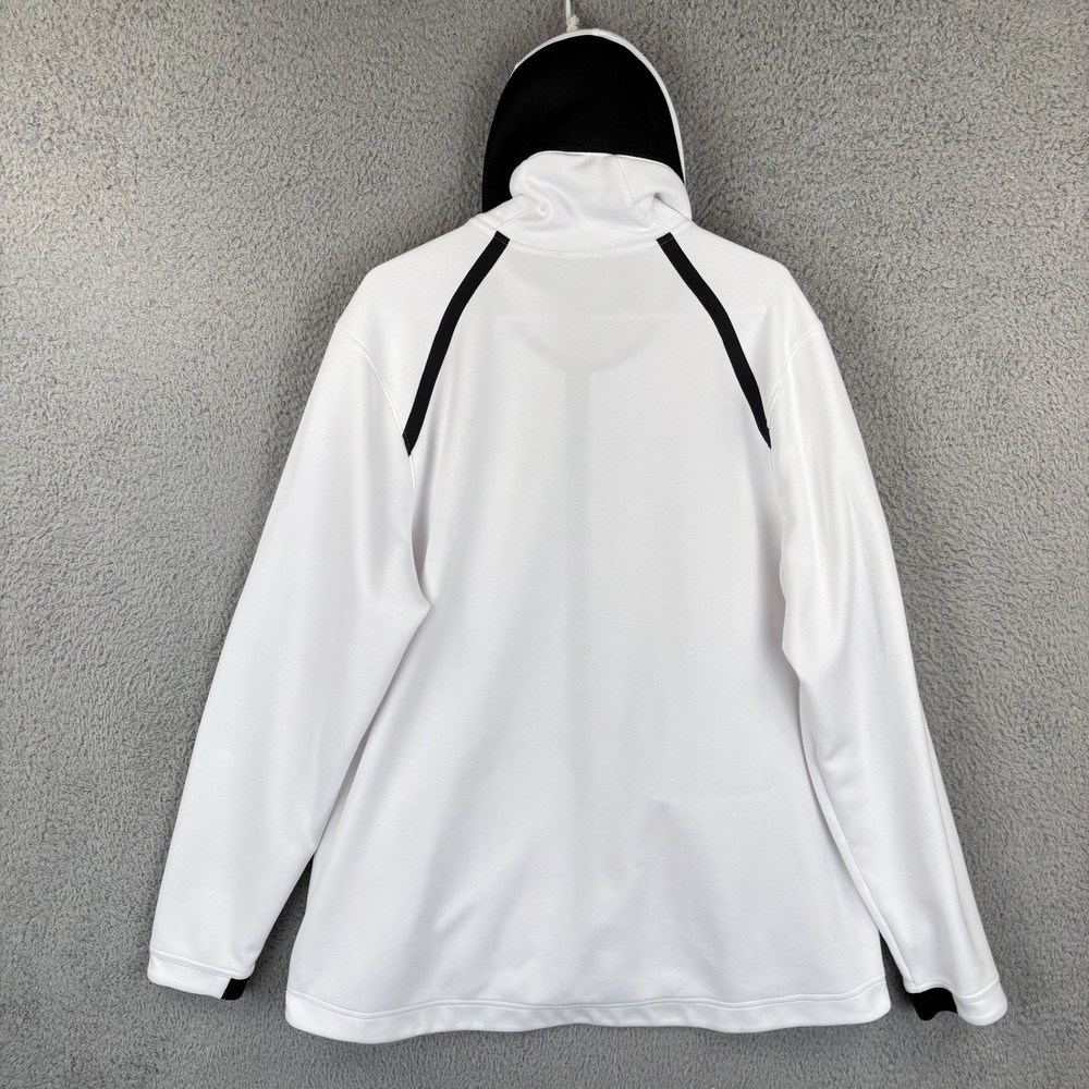 Nike Dri-FIT Showtime Full-Zip Basketball Hoodie Mens 2XL White Performance - Picture 7 of 11